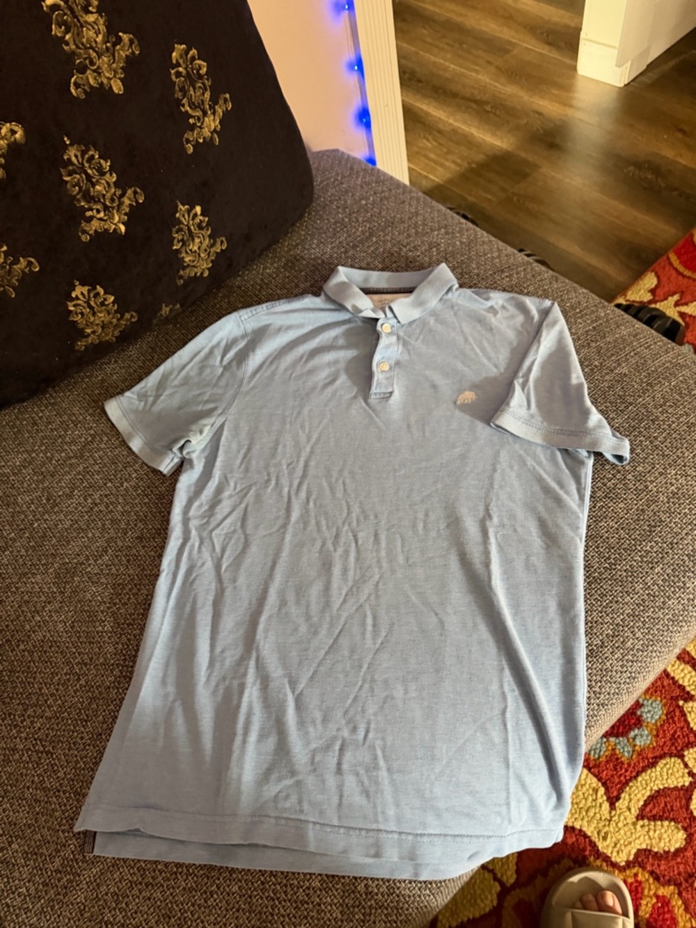 Banana Republic Light Blue Polo Shirt